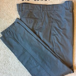 Gray, slim-fit Gap pants